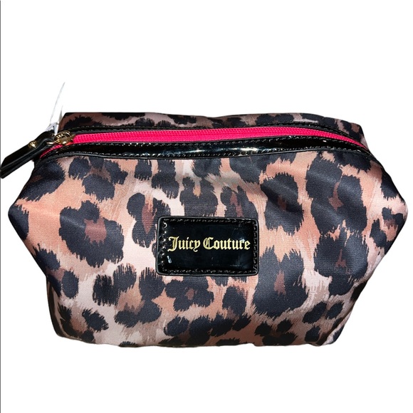 Juicy Couture Handbags - New Juicy Couture Leopard Print Makeup Bag with Tags !!